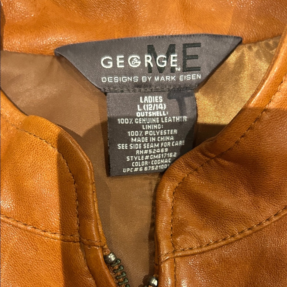Genuine Leather Tan Jacket - Picture 8 of 15